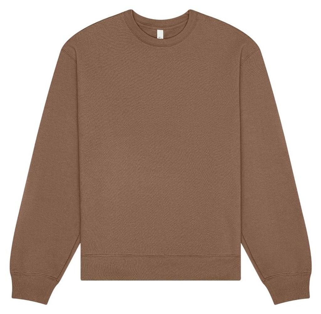 Bella + Canvas - Sweatshirt Rundhalsausschnitt für Herren/Damen Uni PC7799 (4XL) (Vintage Braun)