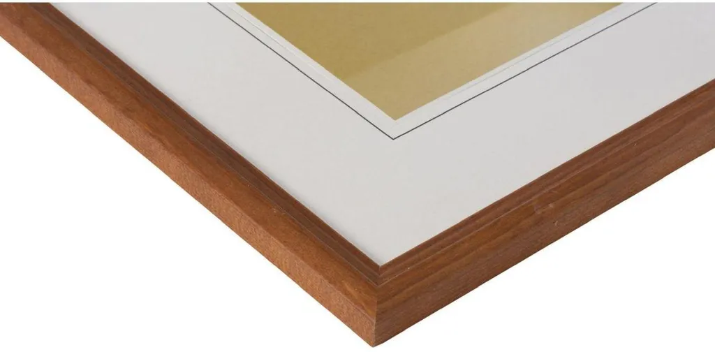 Cadre photo en bois Artos 40x50 cm brun foncé - Finition authentique - 2