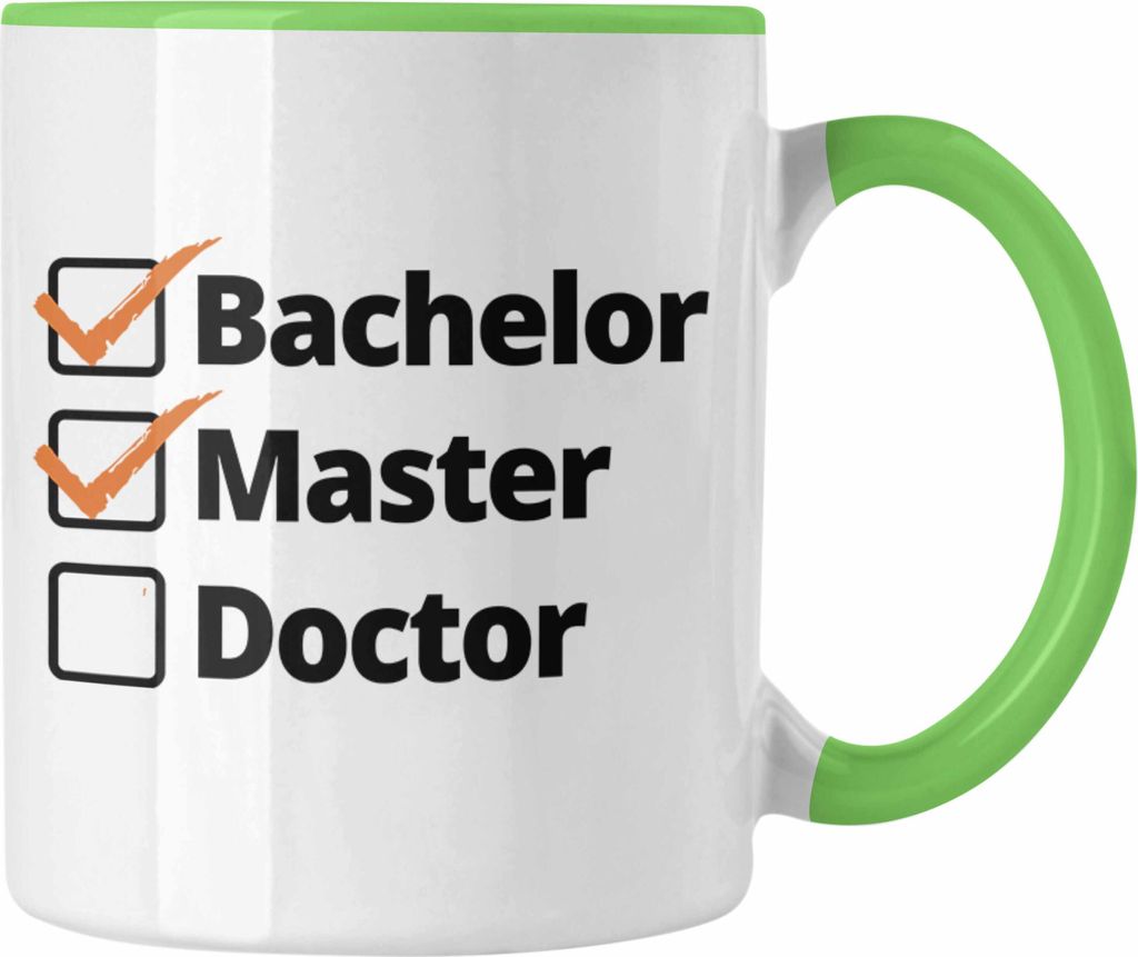 Trendation - Bachelor Geschenk Abschluss Tasse Spruch Produktbild 