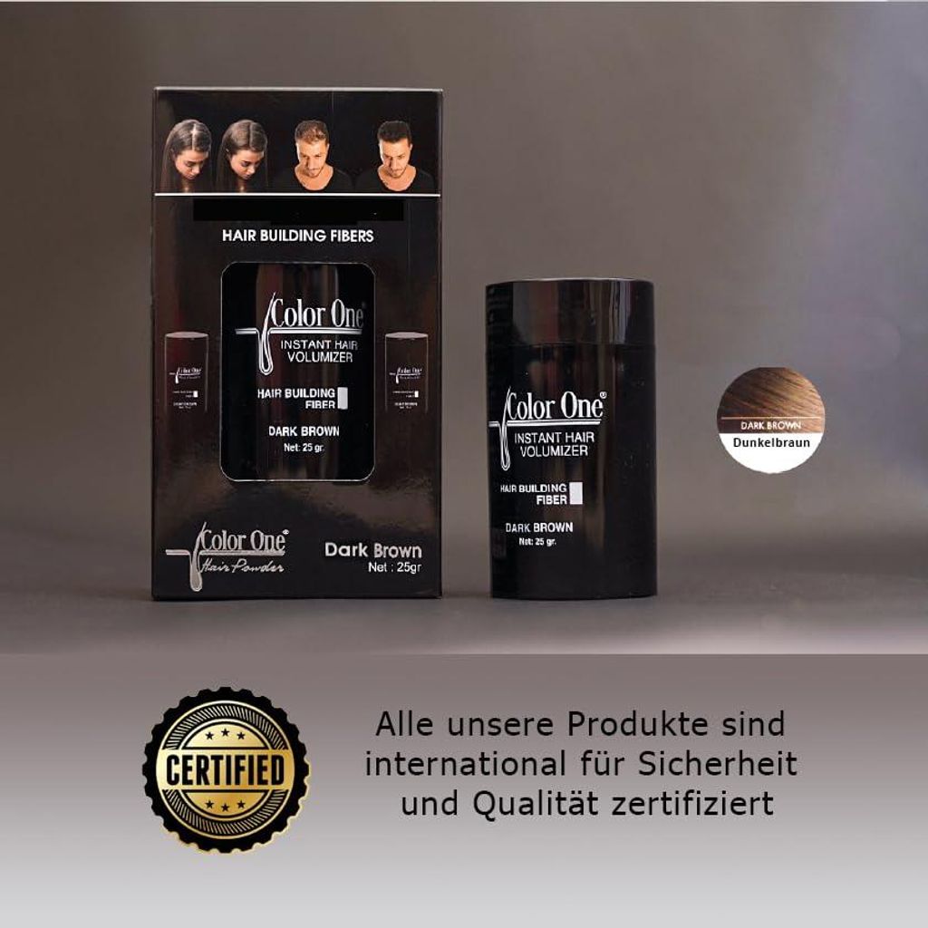 Color One Streuhaar Dunkelbraun 25g – Sofort Produktbild 