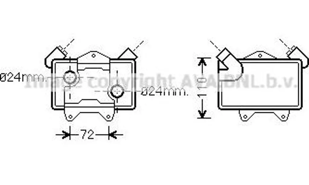 Refroidisseur d'huile moteur pour Mercedes Vario et Classe C - Réparation