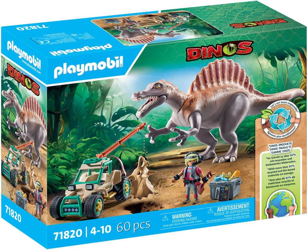 PLAYMOBIL Dinos 71820, Akčný / Dobrodružný, 4 rok / roky, Obrázok produktu 