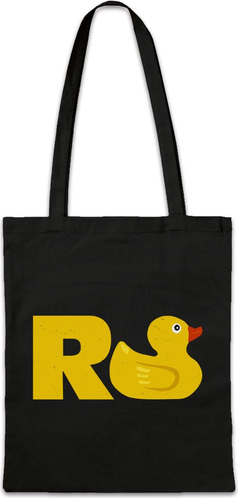 Urban Backwoods Rente Gummiente, Stofftasche, Farbe: Schwarz