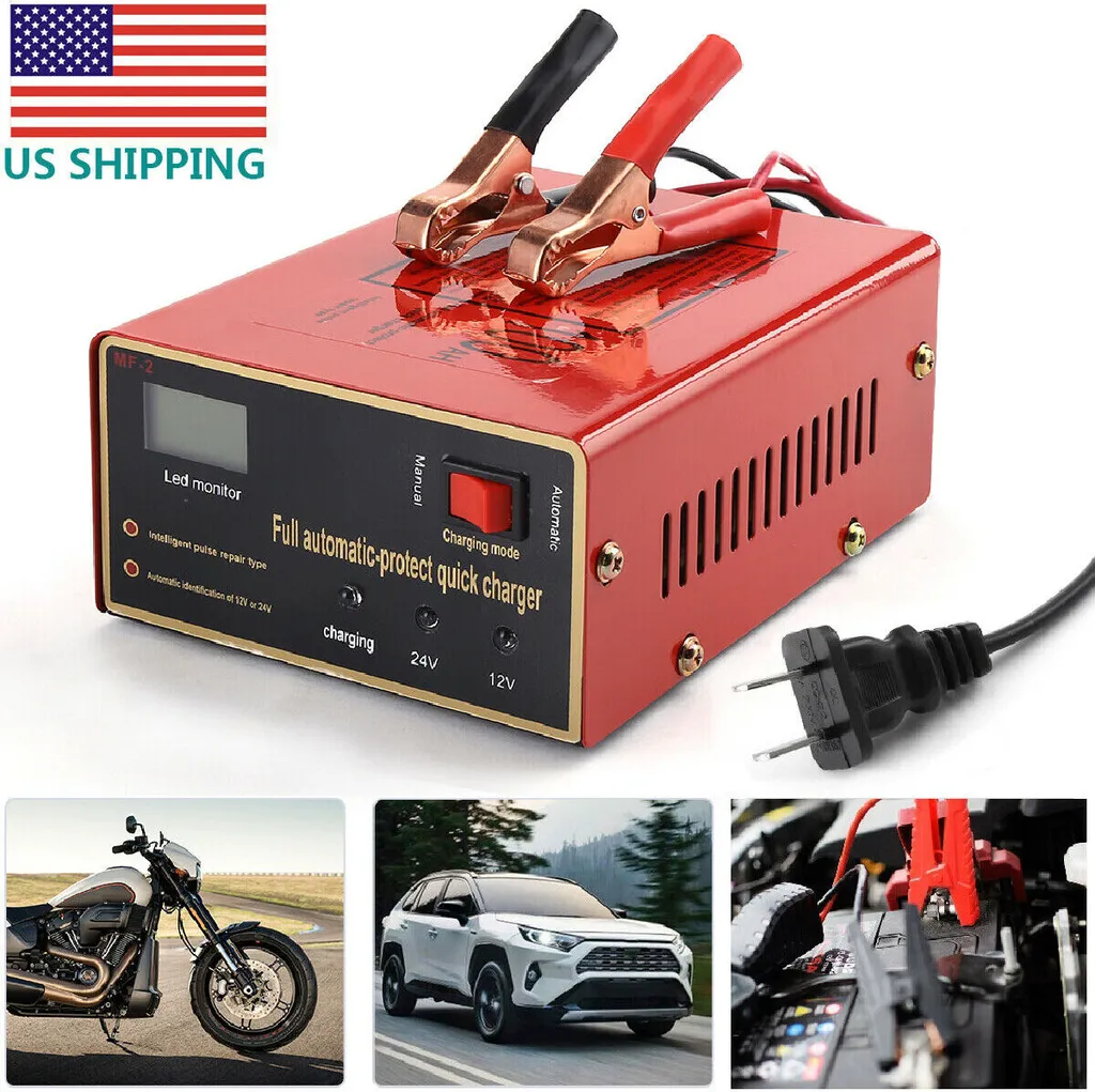 Mantenitore Batteria 12V/24V 10A 140W - Tecnologia Riparazione Impulsi