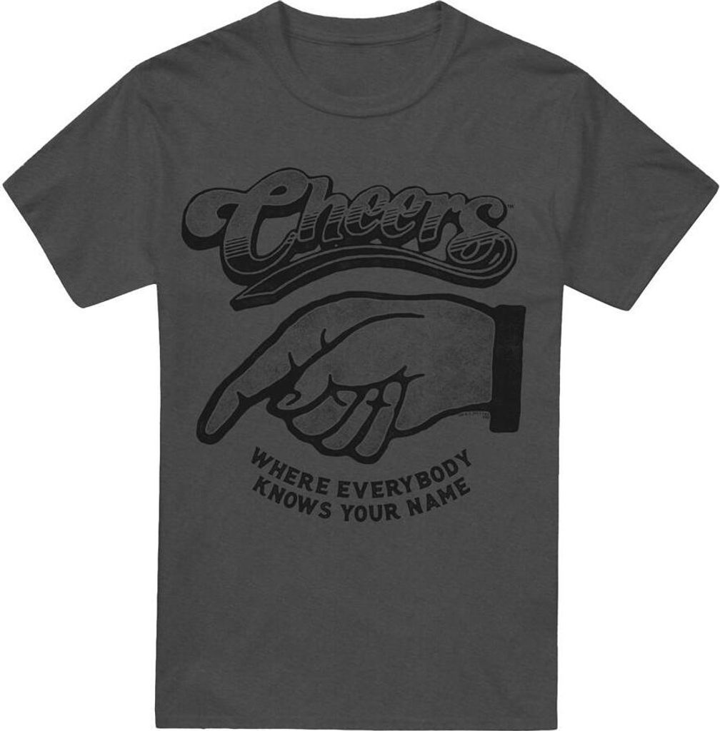 Cheers - "The Standard" T-Shirt für Herren/Damen Uni TV17999 (3XL) (Holzkohle)