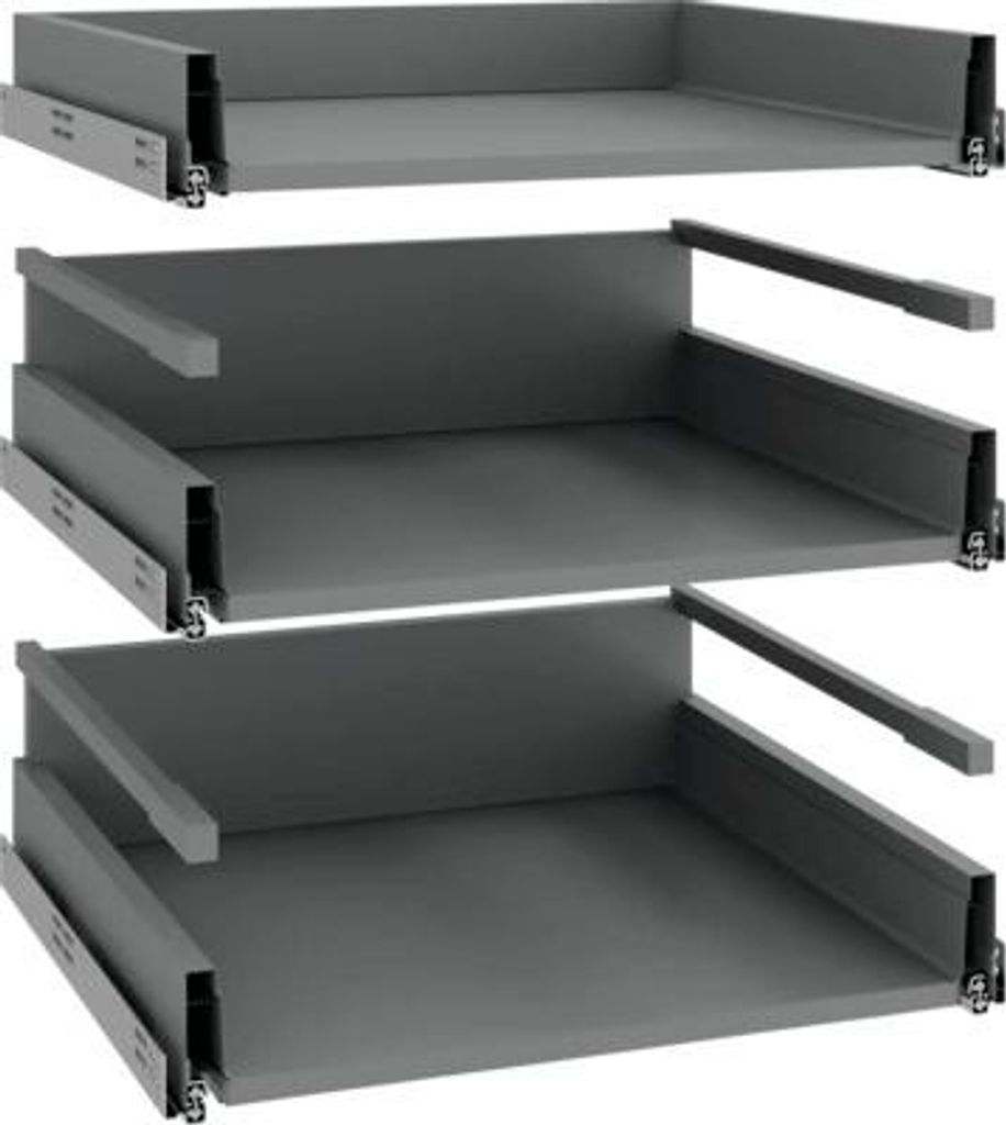PICCANTE Smart Bodenpaket zu 60 cm Unterschrank 1 Schubkasten und 2 Auszüge zerlegt Nr. 23""