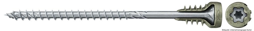 fischer Justierschraube FAFS 5 x 120 mm, TX25, 100 Stück Produktbild 