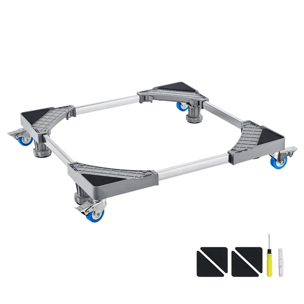 Plateau de transport roulant emboîtable - Lot de 2 supports de meuble