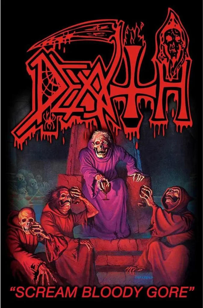 Poster Death Scream Bloody Gore tissu : finies les affiches qui se déchirent