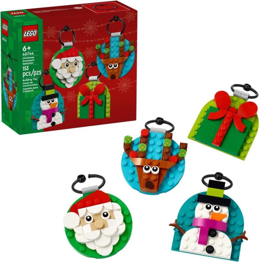 LEGO Iconic Sada vánočních ozdob, Sada na stavění, 6 Obrázek produktu 