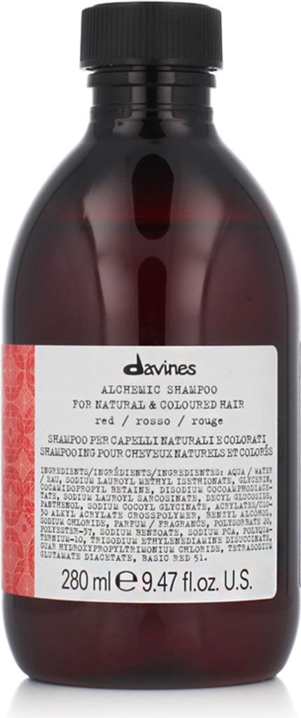 Davines Alchemic Shampoo farbiges Shampoo zur Auffrischung roter Farbtöne Red 280 ml