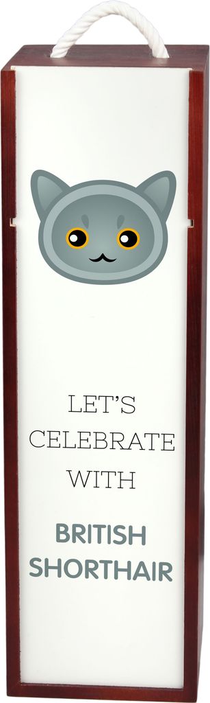 Britisch Kurzhaar - Weinkiste mit Grafik und Aufschrift der Marke Art-Dog