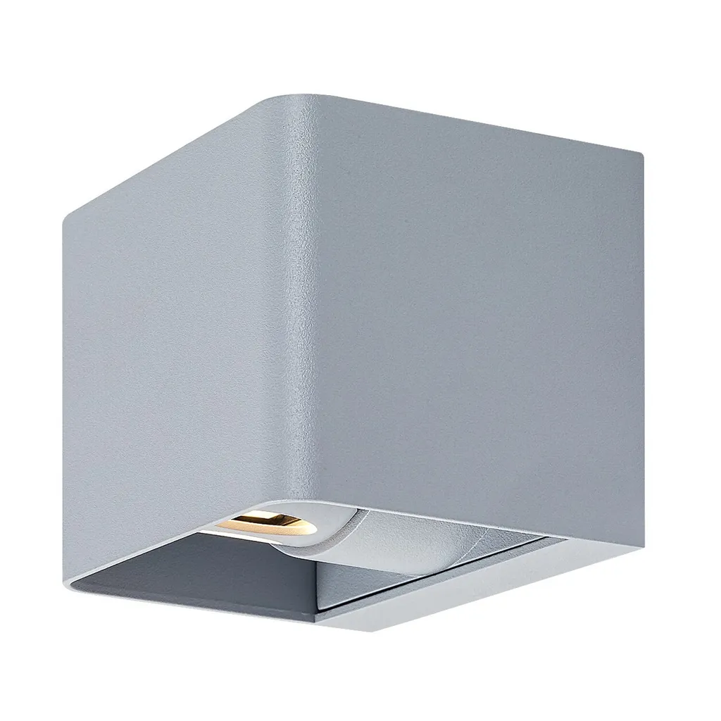 Illuminazione Esterni Rabalux Hallstatt: Applique LED Grigio Design