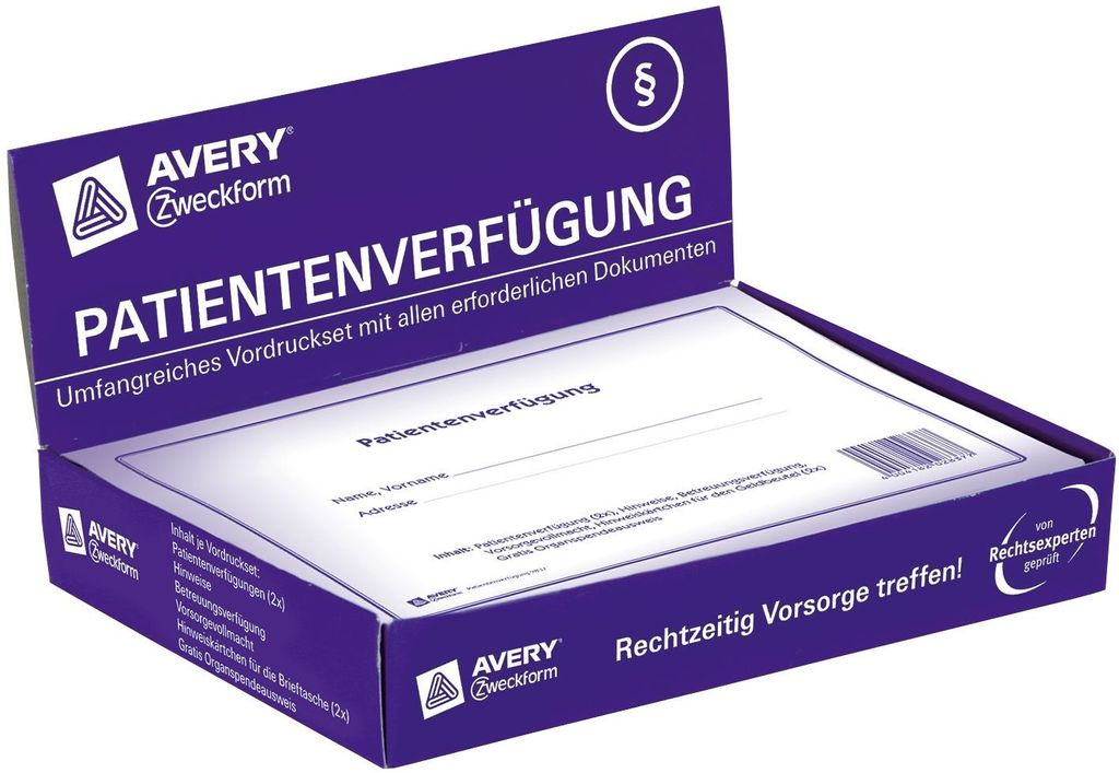 Avery Zweckform® 2837 2837 Volontà di vivere, DIN A4, 1 Immagine del prodotto 
