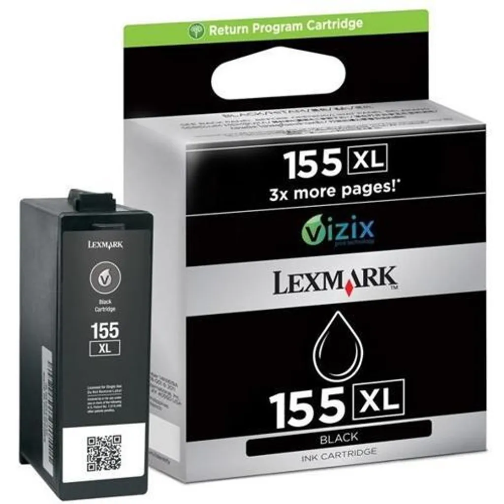 Cartouche Lexmark 155XL pour impression de rapports professionnels