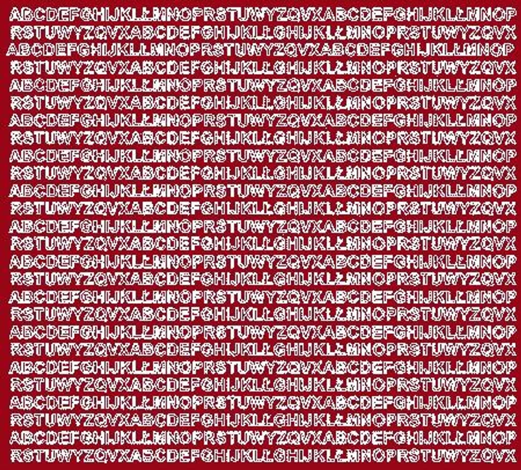Lettere adesive, 5 mm, rosso scuro, lucido