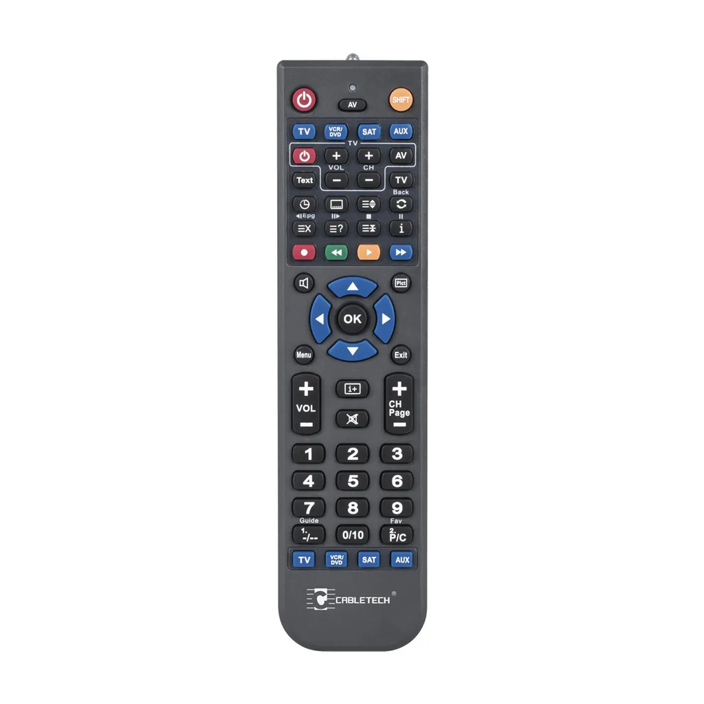 Telecomando Universale 4 in 1 Cabletech PIL1027 | Compatibile TV e Decoder