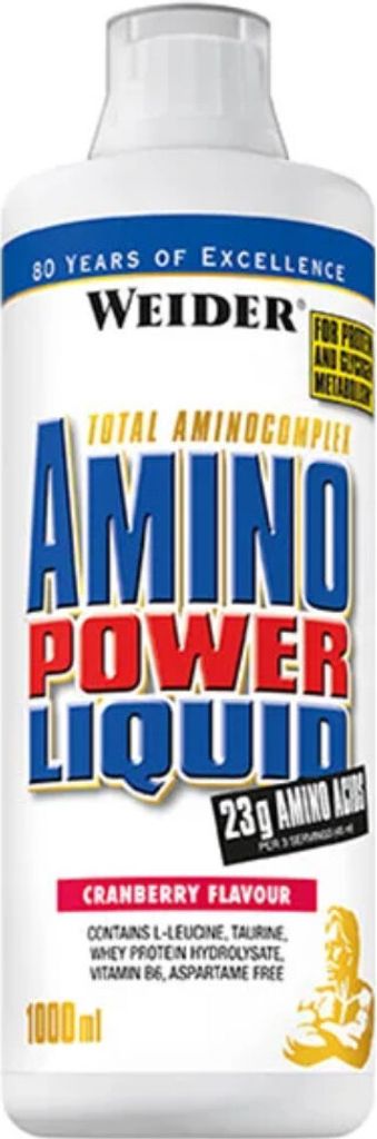 Weider Amino Power Liquid (1000ml) Cranberry - Aminosäuren - Aminosäure-Mix