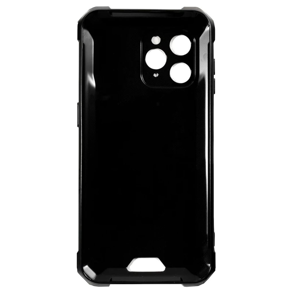 Für Blackview BV5300 Silikon Schutz Schwarz Handyhülle Produktbild 