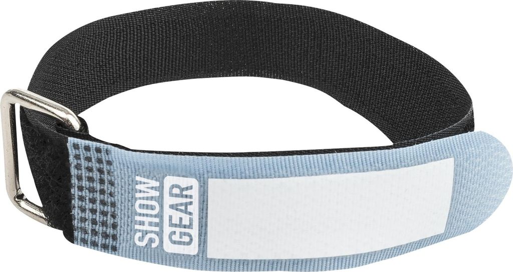 Showgear Hook and Loop Fastener 300 x 20 mm - Blau - 10er Set
