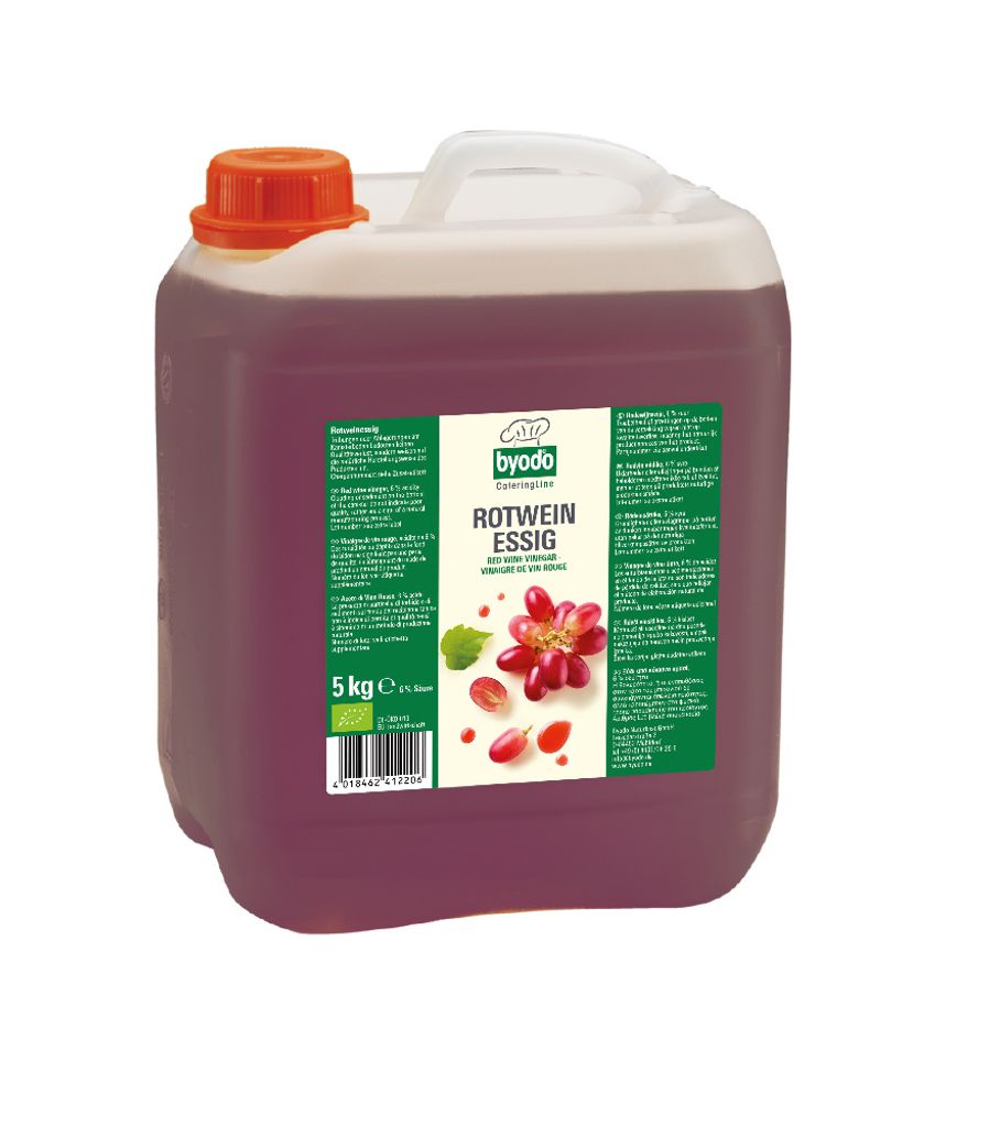 Byodo Rotweinessig 6% Säure 5kg Produktbild 
