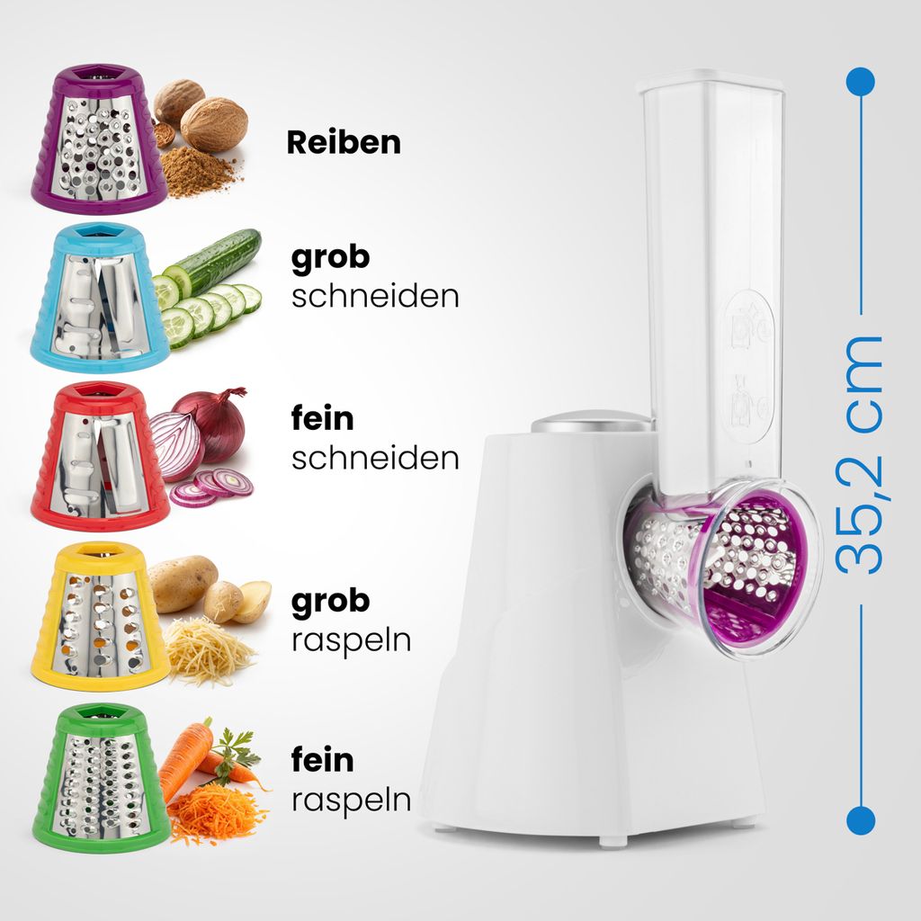 Clatronic® Gemüseschneider elektrisch zum schneiden