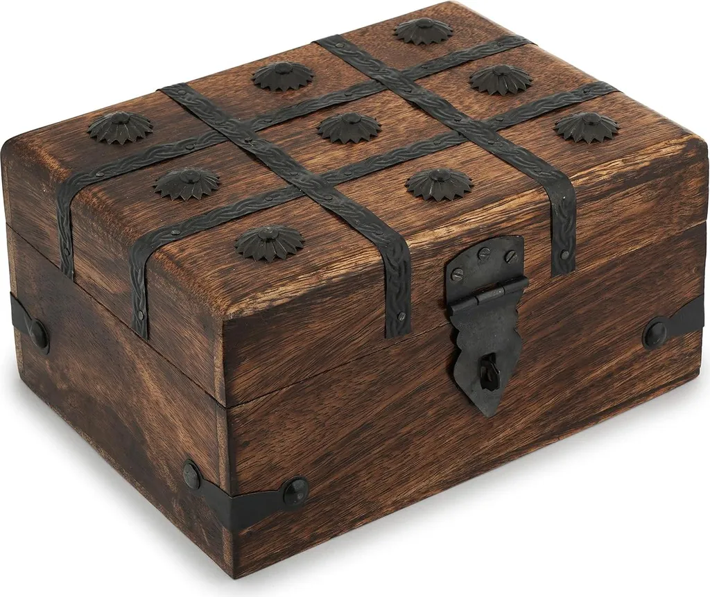 Boîte à bijoux et montres en bois avec couvercle vitré et finitions main