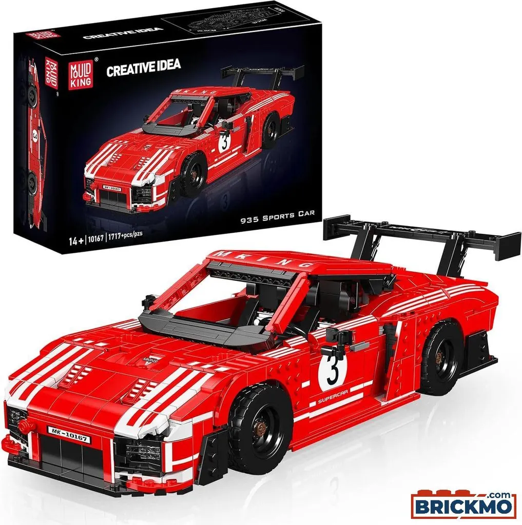 Mould King 10167 935 Racer : Voiture endurance technique télécommandable