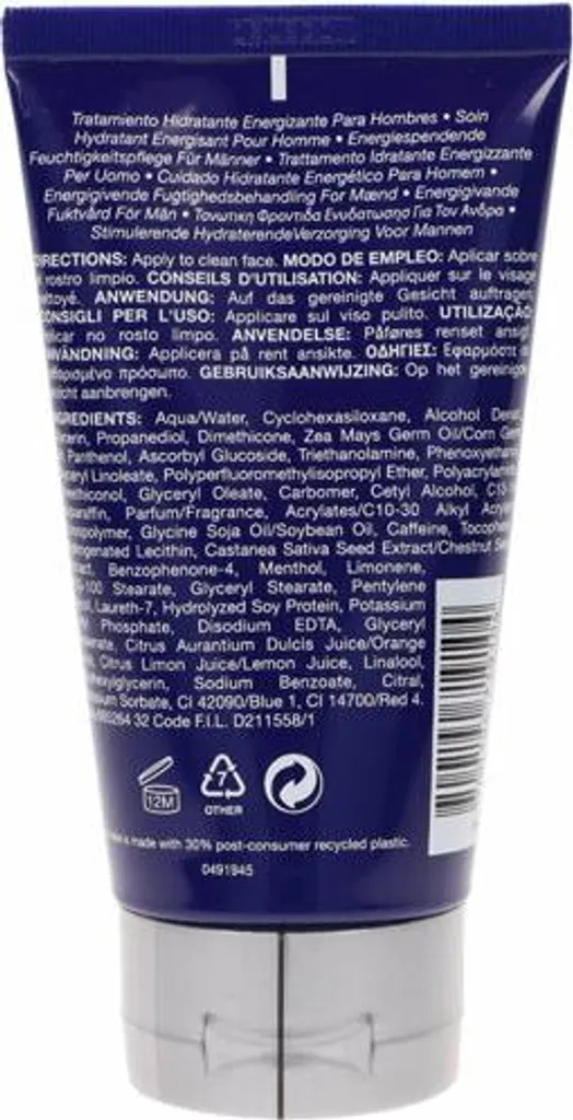 Hydratant visage homme Kiehl's crème fluide énergisante pour le matin