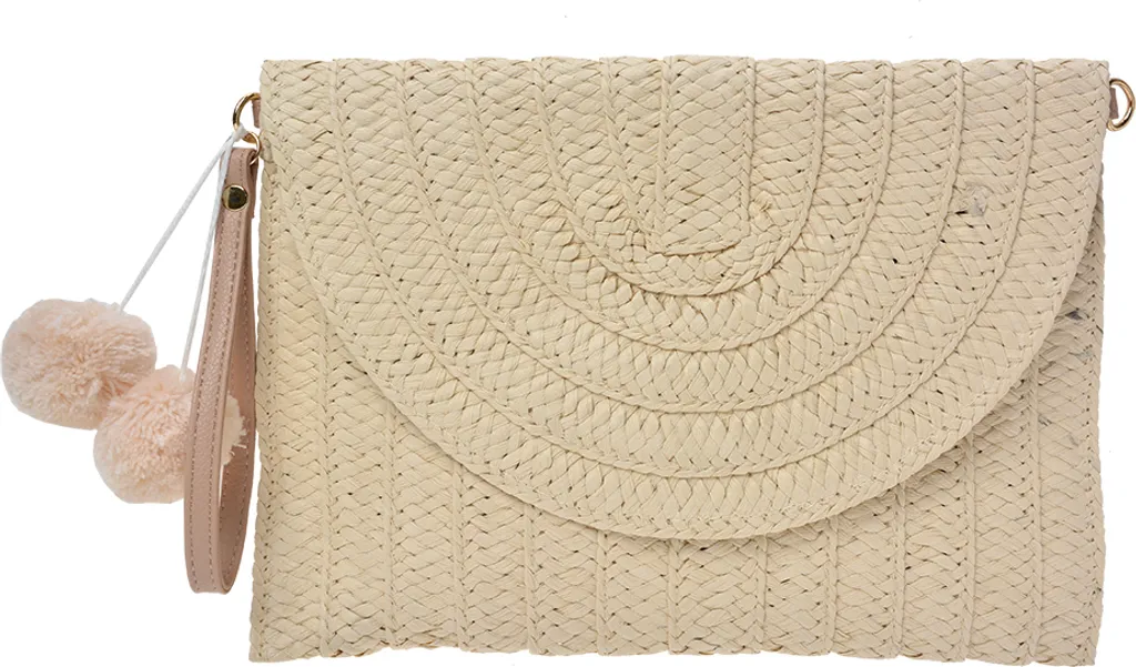 Borsa a Mano Clayre & Eef Beige 27x20 cm | Accessorio Donna Must-Have