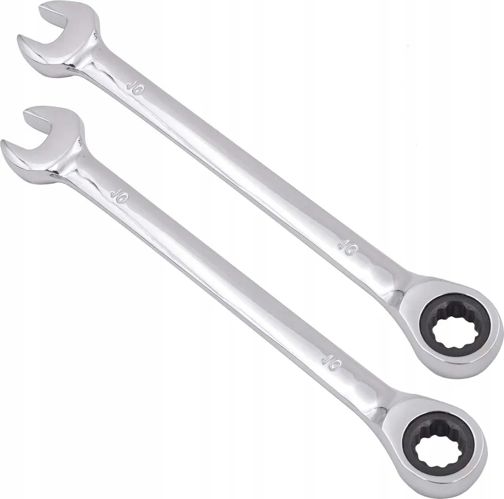 Chiave a Cricchetto 19mm GEKO in Acciaio CR-V - Qualità Professionale