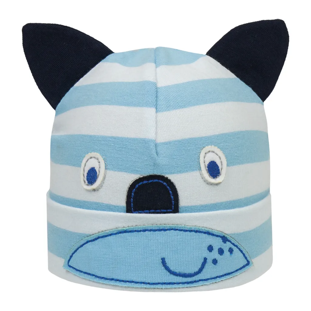 Cappello Döll Outdoor Bambini: Righe Blu con Stampa Cane UV
