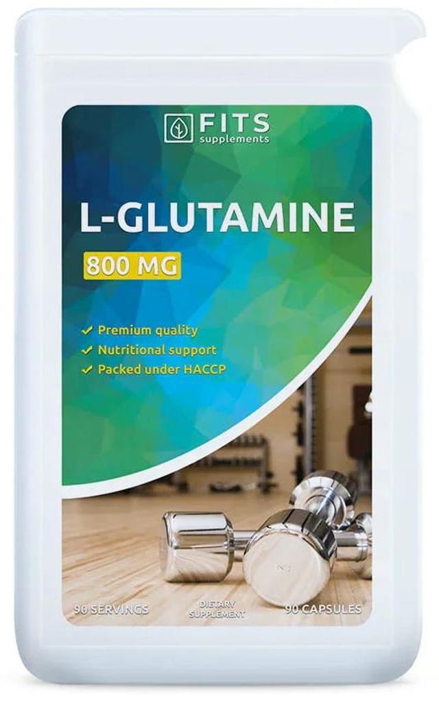 L-Glutamin 800 mg, 90 Kapseln