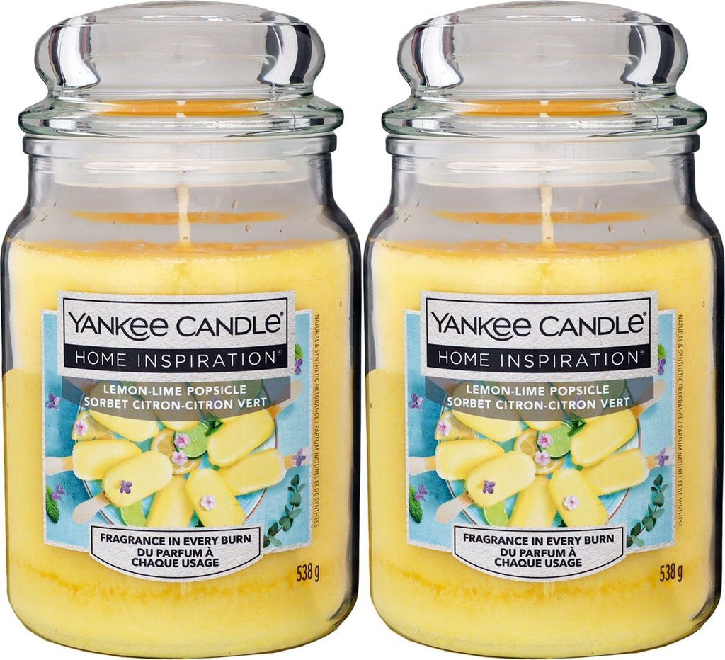 Vonná svíčka Home Inspiration velká Lemon Lime Popsicle 538 Obrázek produktu 3