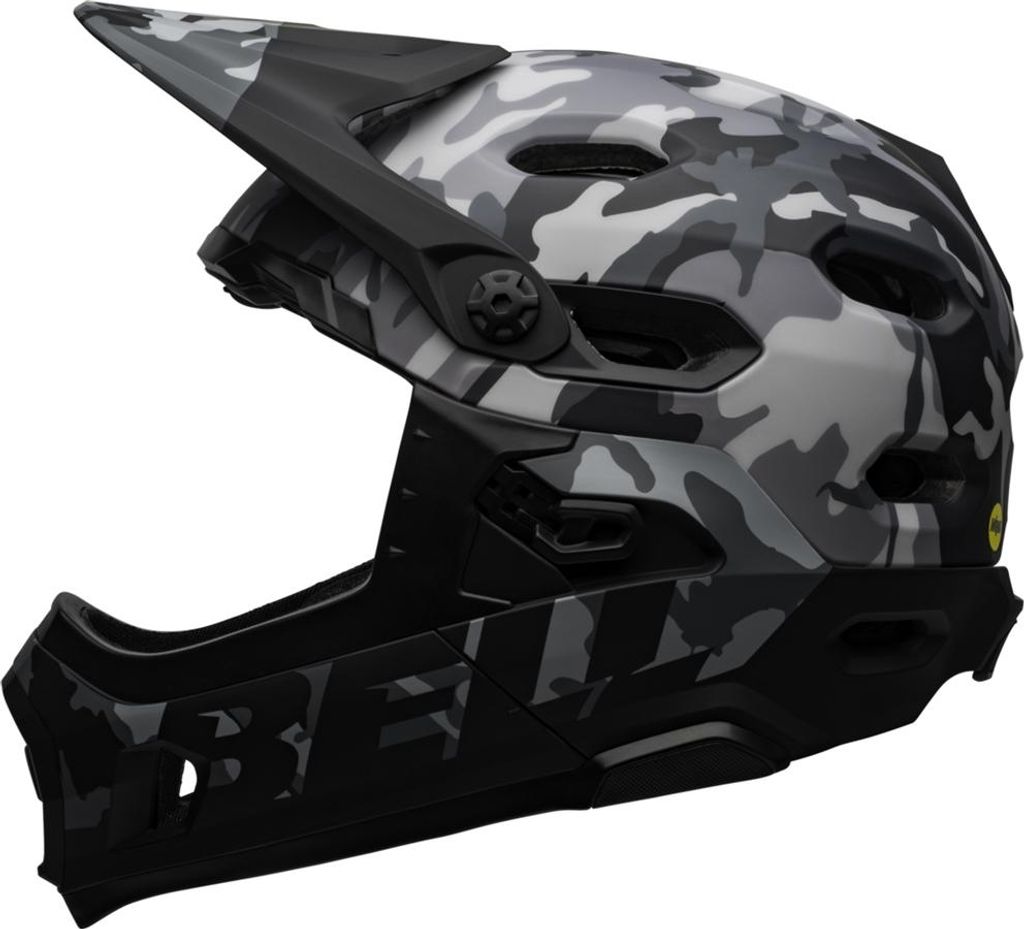 Bell Super DH MIPS downhillhelm, grijs, maat M Productafbeelding 