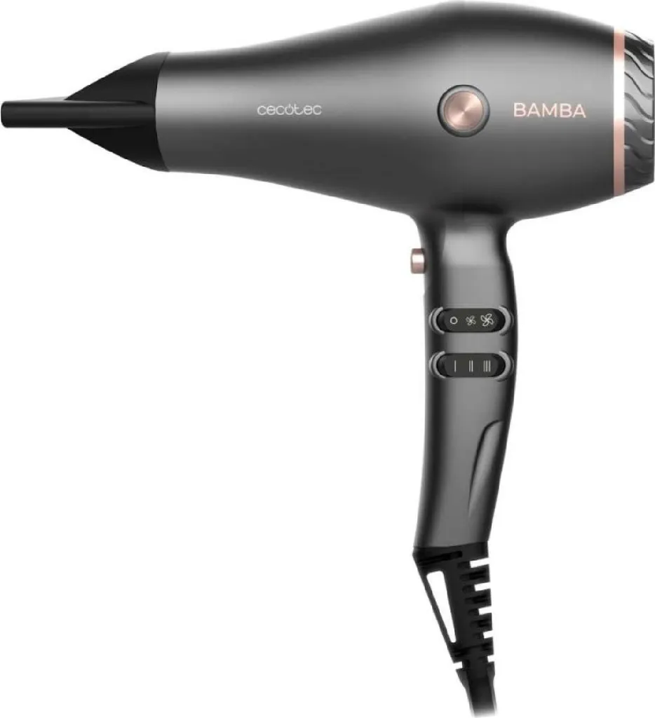 Sèche-cheveux Cecotec Bamba IoniCare Harmony 2600W avec 2 buses de précision