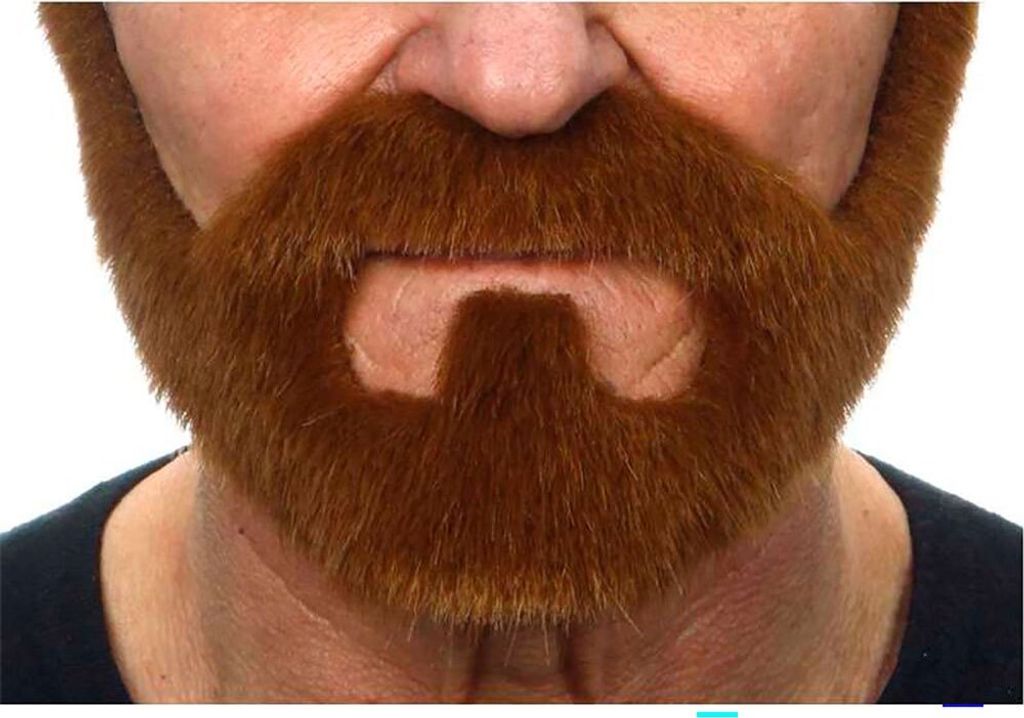 Mom Bart Und Schnurrbart Braun Braun One Size