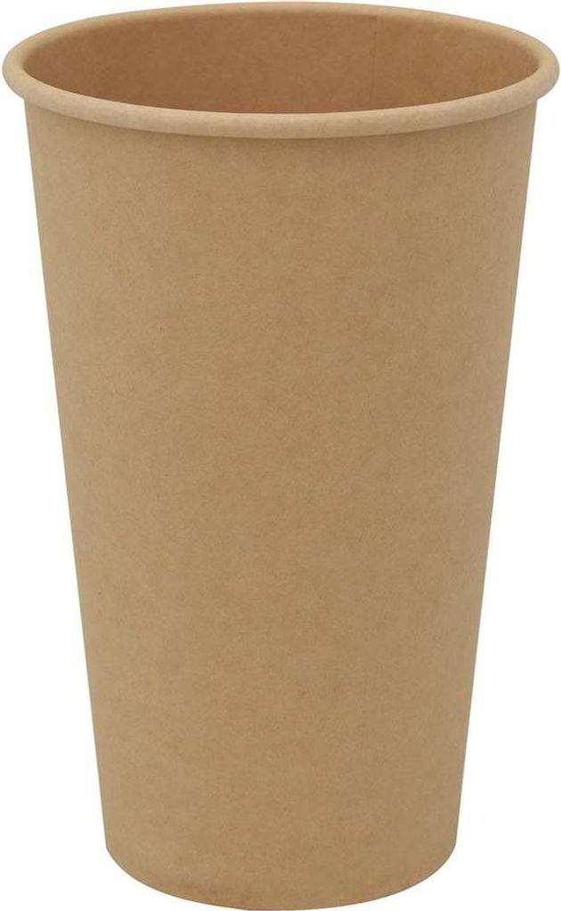 vidaXL Pappbecher 1000 Stk. 16oz 400ml Braun Produktbild 