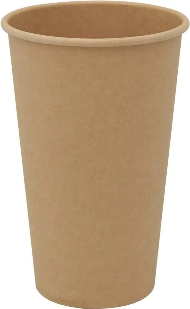 Bicchieri Street Food 16 oz Marroni vidaXL - 1000 Pezzi Anti-Goccia