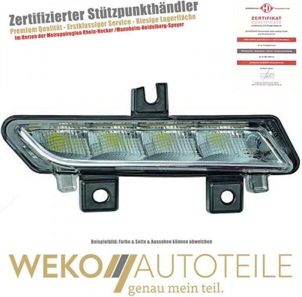 Tagfahrleuchte rechts DIEDERICHS 4416288 für RENAULT