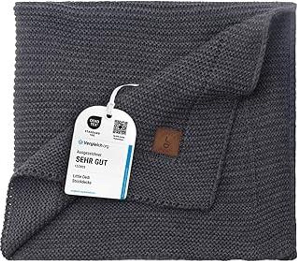 Baby Weiche Strickdecke – Weich & Atmungsaktiv – – Leicht & Kuschelig – Perfekt für Neugeborene, Kleinkinder, Kinderbett, Kinderwagen & ...
