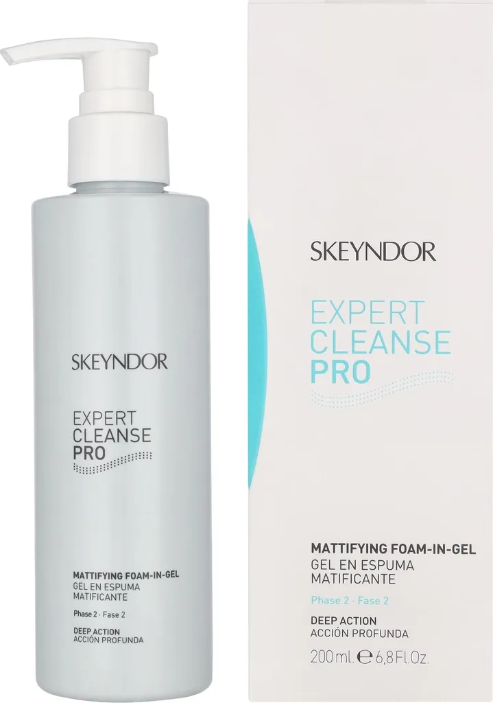 Anti-Brillance : Gel Mousse Matifiant Skeyndor Phase 2 200ml