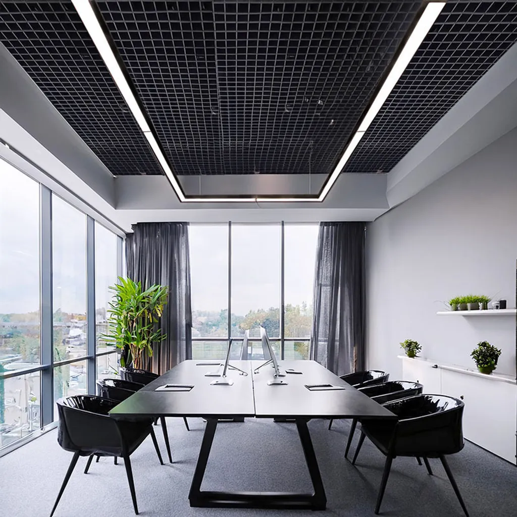 Apparecchio a soffitto lineare a LED Solight WO2002 36 W 3420 lm 4000 K nero - collegabile - 3