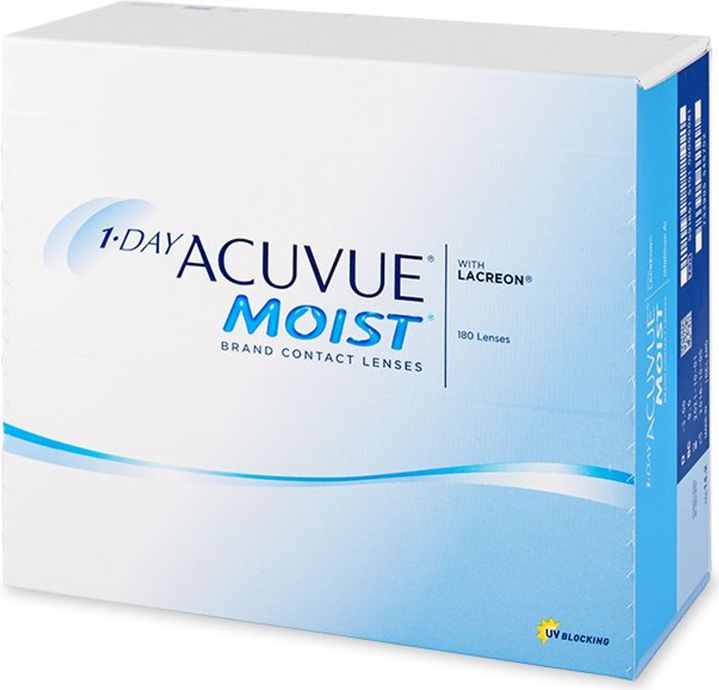 1 Day Acuvue Moist (180 Linsen) Stärke: -5.25, BC: 8.50, DIA: 14.20