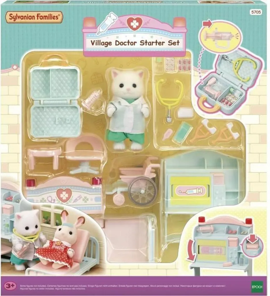 Coffret Médical Sylvanian Families 5705 avec Cabinet et Accessoires