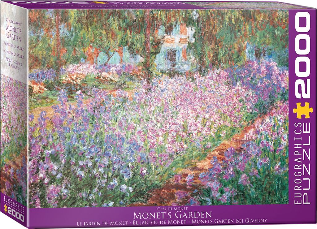 Puzzle 2000 Le jardin de Monet par Claude Mo 8220-4908 Image du produit 