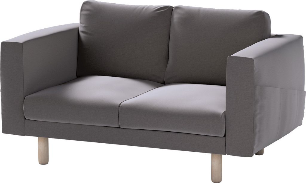 Dekoria Bezug für Norsborg 2-Sitzer Sofa, braun, Norsborg 2-Sitzer Sofabezug