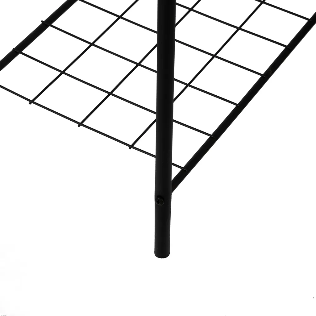 Portemanteau Hvorslev 144 x 89 x 32 cm en métal noir au style industriel - 7