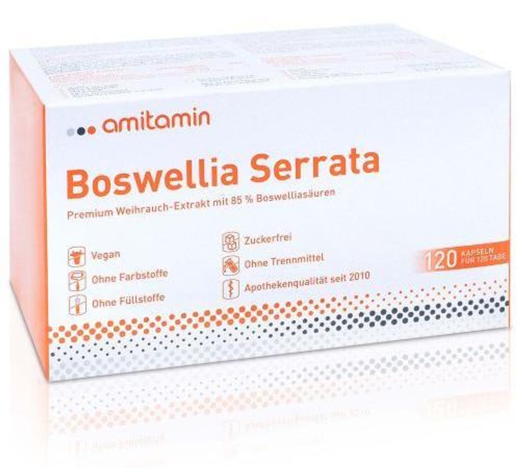 Amitamin Boswellia Serrata Weihrauch Kapseln 120 St
