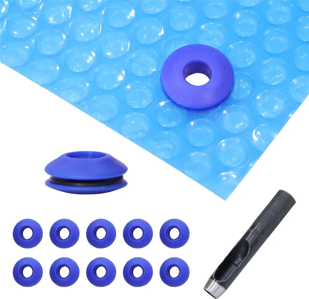 Set Occhielli per Telo Piscina Solare 10 pz | Riparazione Facile DIY